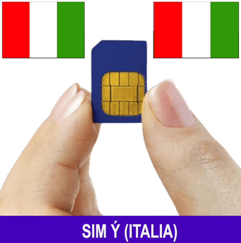 Sim Ý (Italia) - Sim 3G/4G Du Lịch Ý