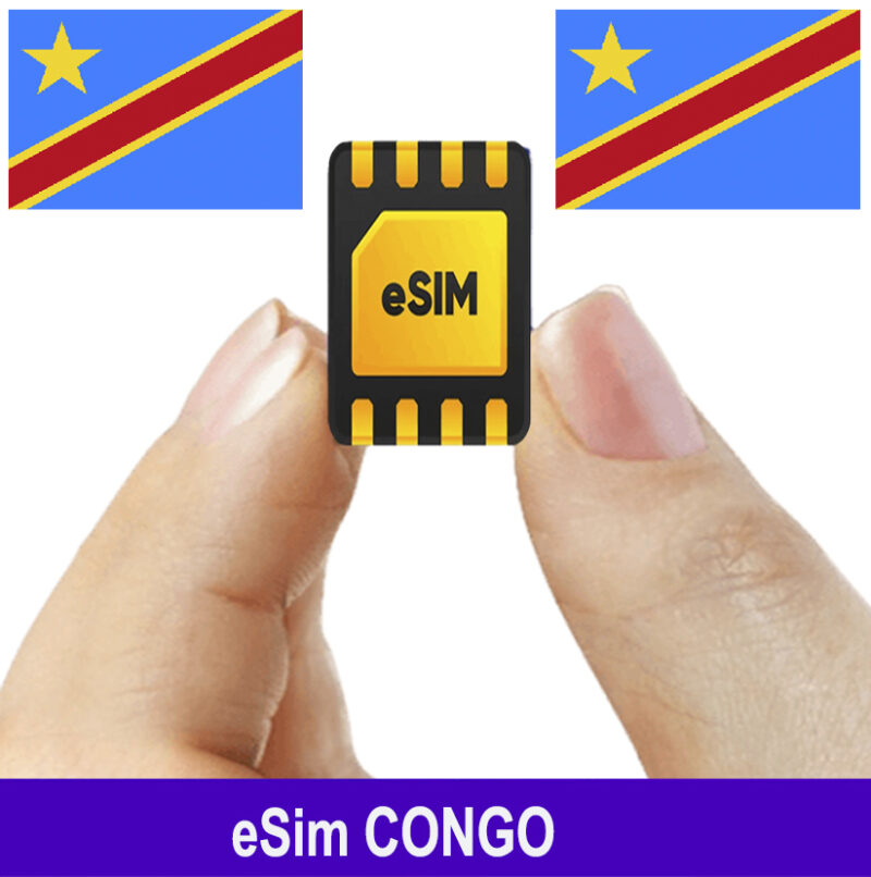 ESim Congo, ESim 4G Du Lịch Cộng hoà dân chủ Congo, ESim Quốc Tế Congo