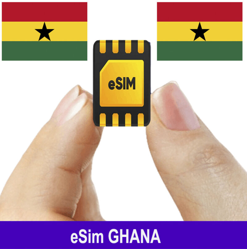 ESim Ghana, ESim 4G Du Lịch Ghana, ESim Quốc Tế Ghana