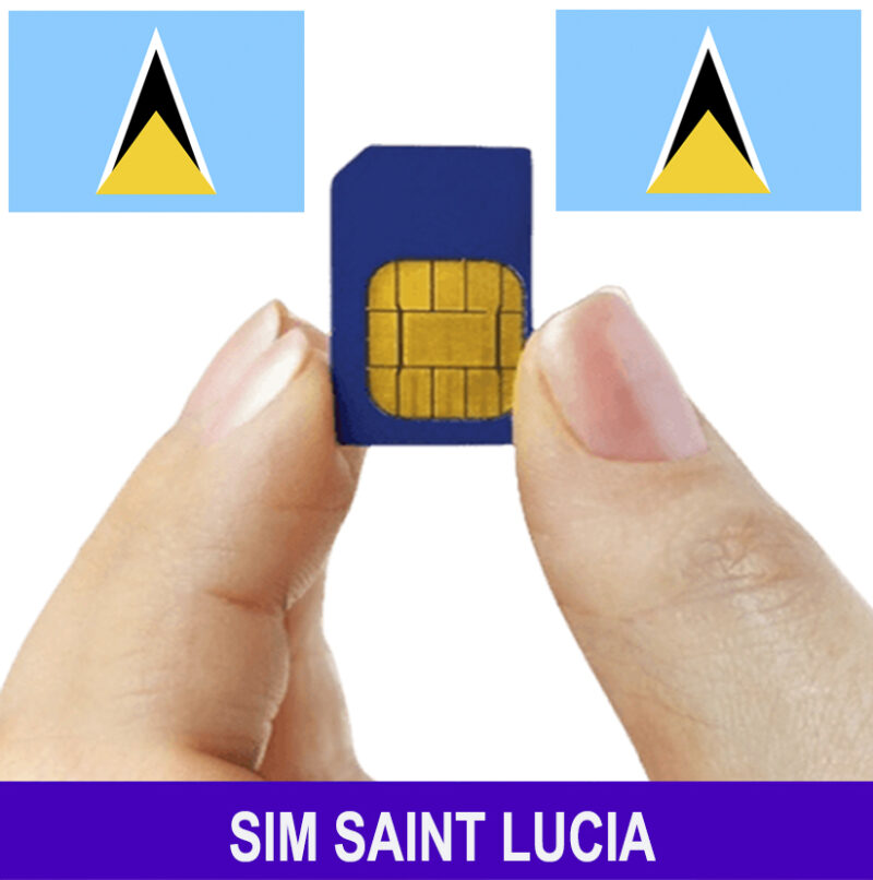 Sim Saint Lucia – Sim 3G/4G Du Lịch Saint Lucia