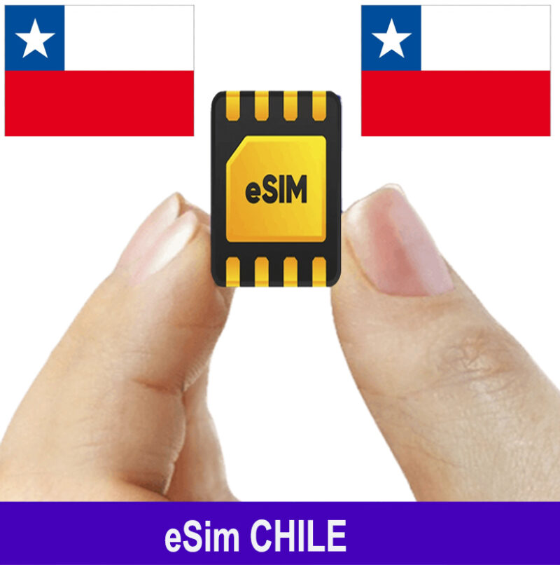 ESim Chile, ESim 4G Du Lịch Chile, ESim Quốc Tế Chile