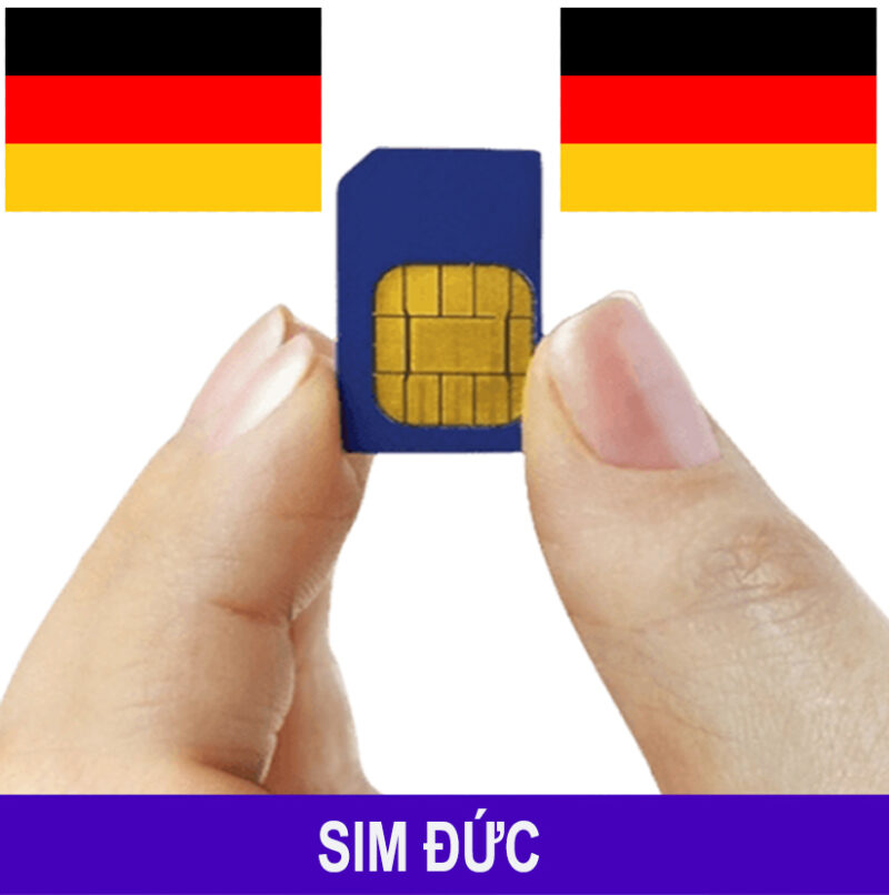 Sim Đức (Germany) – Sim 3G/4G Du Lịch Đức