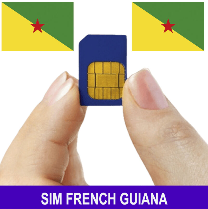 Bán Sim French Guiana – Sim 3G/4G Đi Du Lịch French Guiana