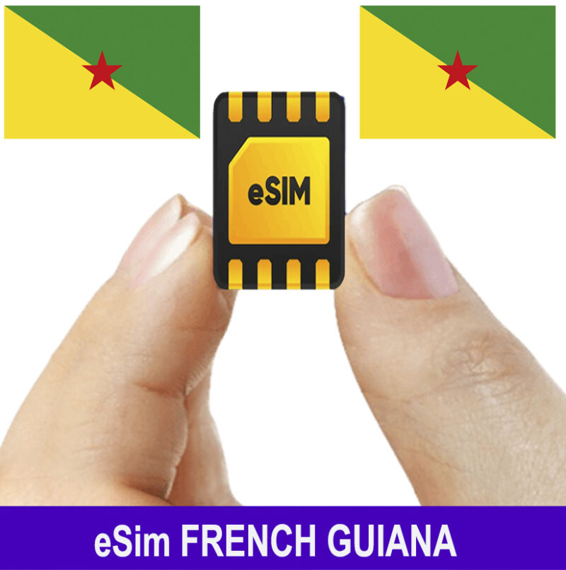 ESim French Guiana, ESim 4G Du Lịch French Guiana, ESim Quốc Tế French Guiana