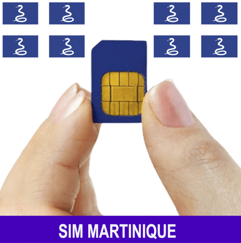 Sim Martinique – Sim 3G/4G Du Lịch Martinique