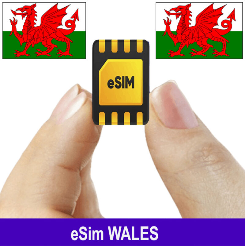 ESim Wales, ESim 4G Du Lịch Wales, ESim Quốc Tế Wales