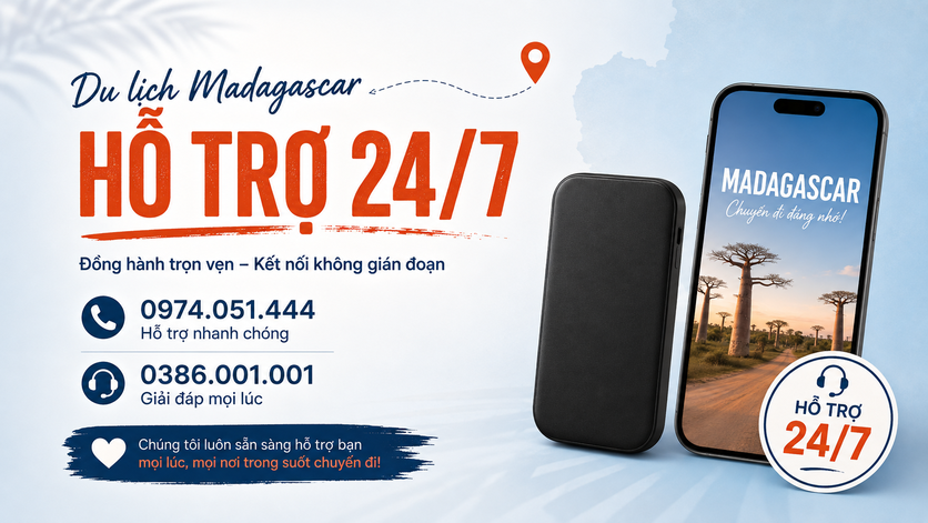 THUÊ WIFI ĐI MADAGASCAR&nbsp;