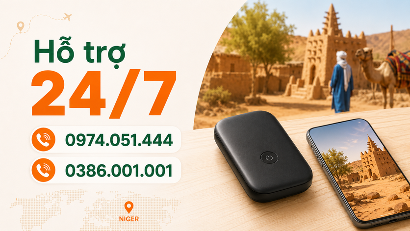 THUÊ WIFI ĐI NIGER