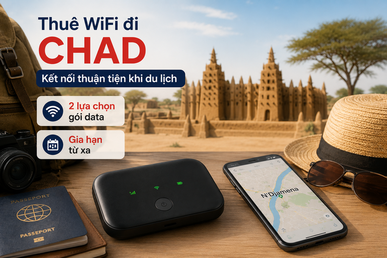 THUÊ WIFI ĐI CHAD