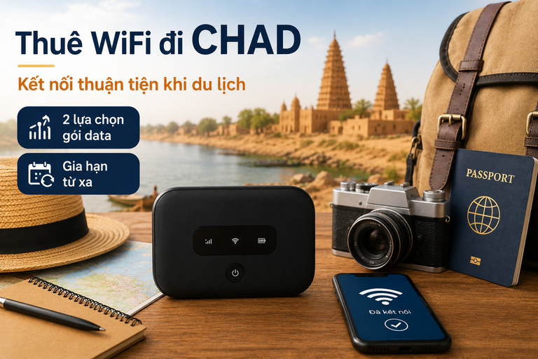 THUÊ WIFI ĐI CHAD