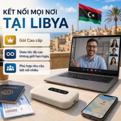 Cho Thuê Cục Phát Wifi Đi Libya Trọn Gói Không Giới Hạn Data 2025