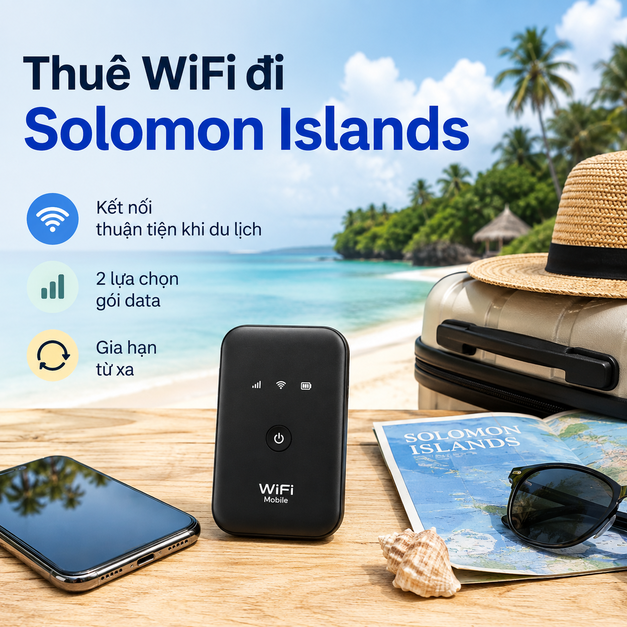 thuê WiFi đi Solomon Islands