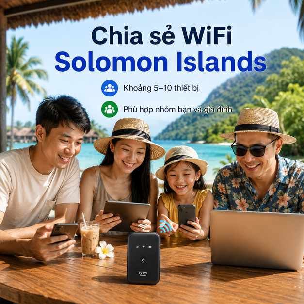 thuê WiFi đi Solomon Islands