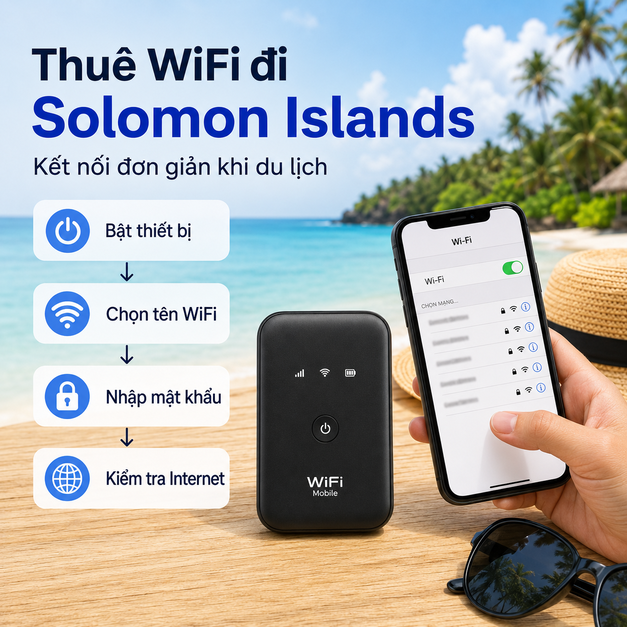thuê WiFi đi Solomon Islands