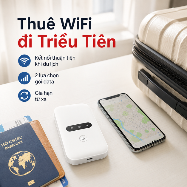 THUÊ WIFI ĐI TRIỀU TIÊN