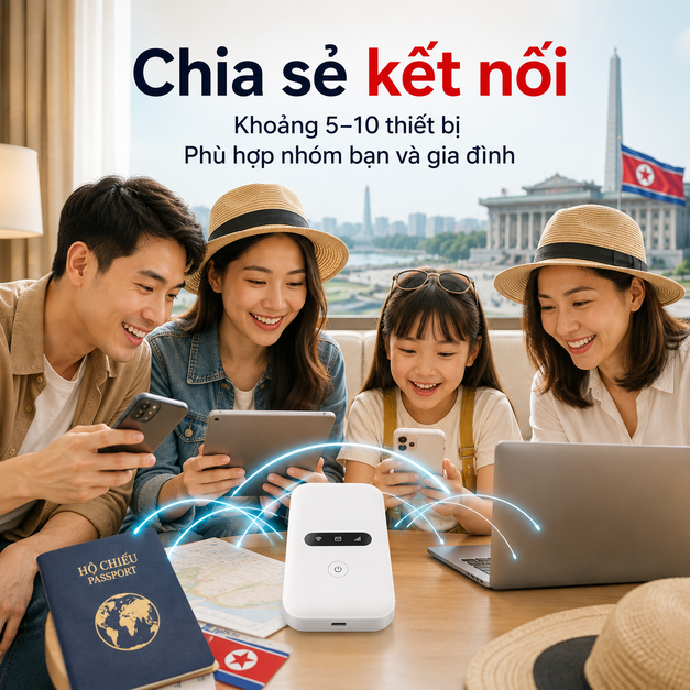 THUÊ WIFI ĐI TRIỀU TIÊN