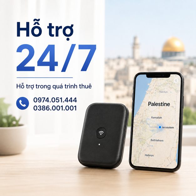 THUÊ WIFI ĐI PALESTINE