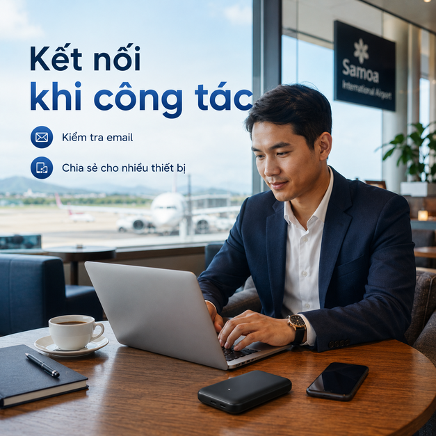 cho thuê cục phát WiFi đi Samoa