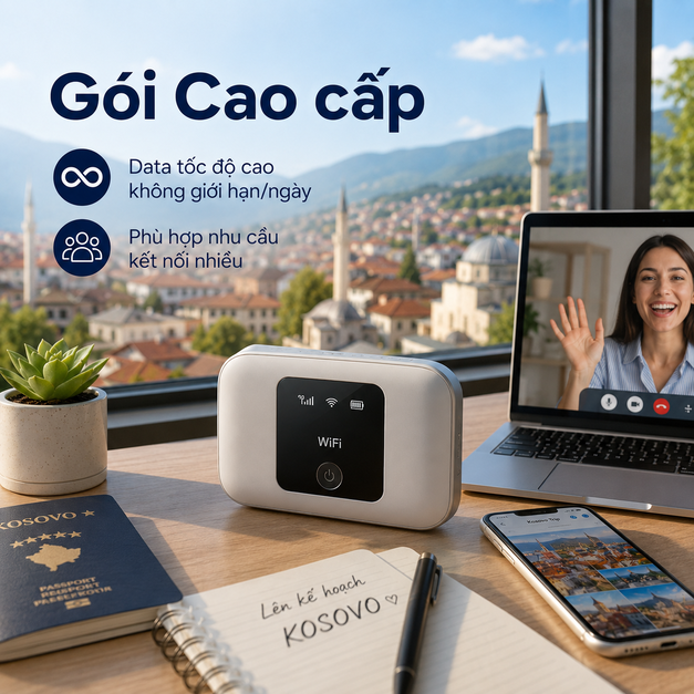 THUÊ WIFI ĐI KOSOVO