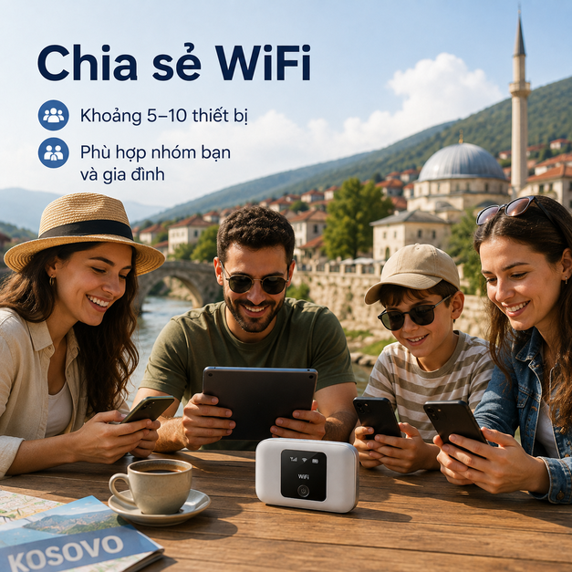 THUÊ WIFI ĐI KOSOVO