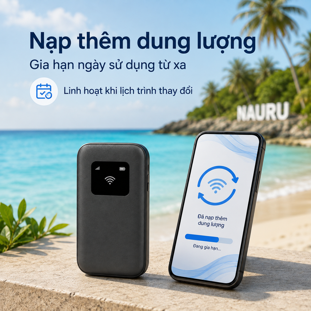 THUÊ WIFI ĐI NAURU