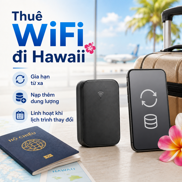 THUÊ WIFI ĐI HAWAII