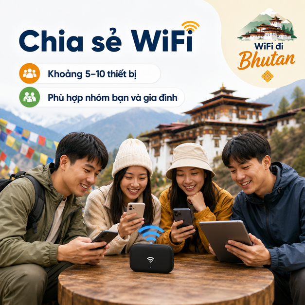 THUÊ WIFI ĐI BHUTAN