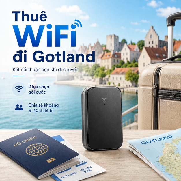 THUÊ WIFI ĐI GOTLAND&nbsp;