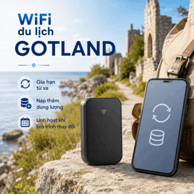 Cho Thuê Cục Phát Wifi Đi Gotland Trọn Gói Không Giới Hạn Data 2025