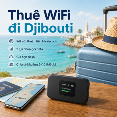 Cho Thuê Cục Phát Wifi Đi Djibouti Trọn Gói Không Giới Hạn Data 2025
