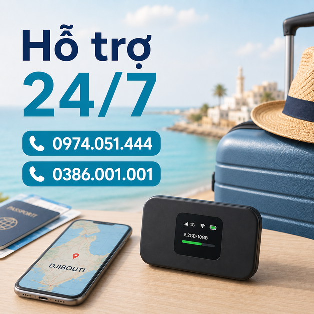 THUÊ WIFI ĐI DJIBOUTI