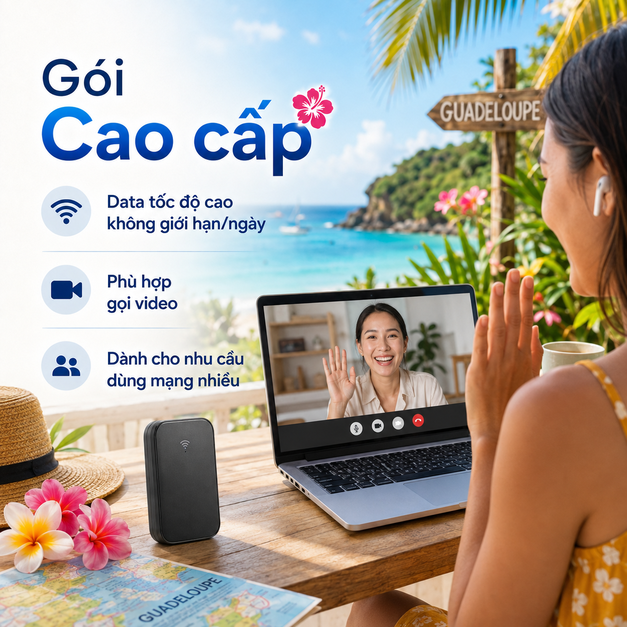 THUÊ WIFI ĐI GUADELOUPE