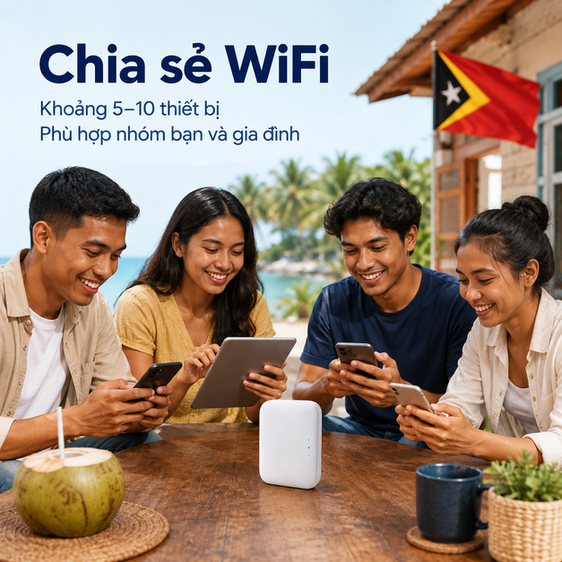 THUÊ WIFI ĐI ĐÔNG TIMOR