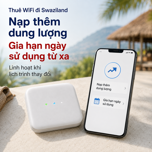THUÊ WIFI ĐI SWAZILAND&nbsp;