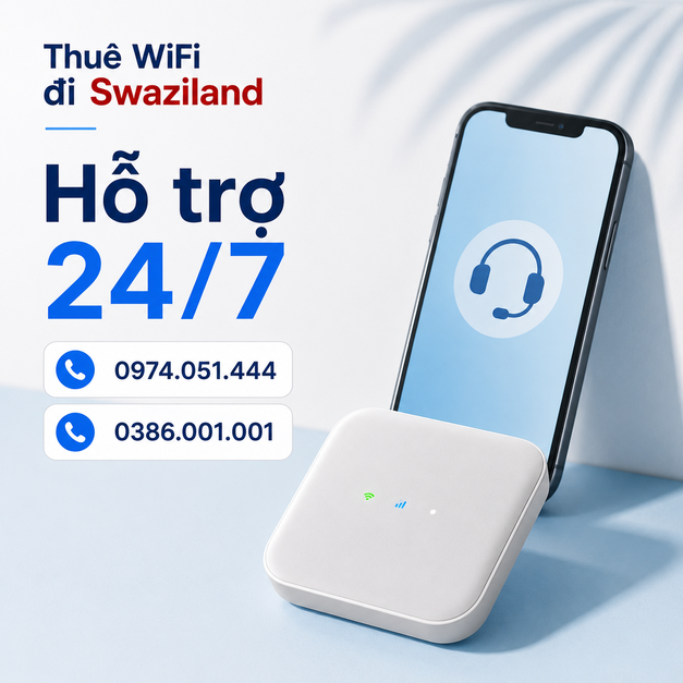 THUÊ WIFI ĐI SWAZILAND&nbsp;