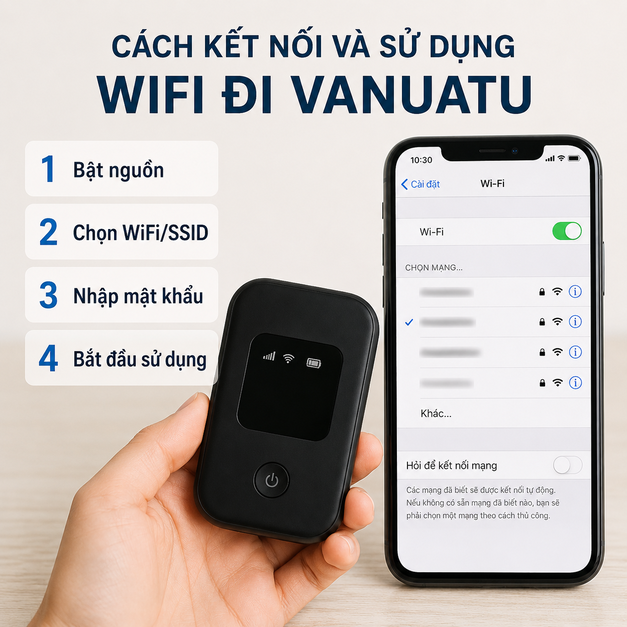 THUÊ WIFI ĐI VANUATU