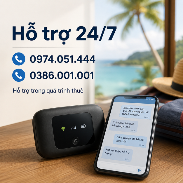 THUÊ WIFI ĐI VANUATU