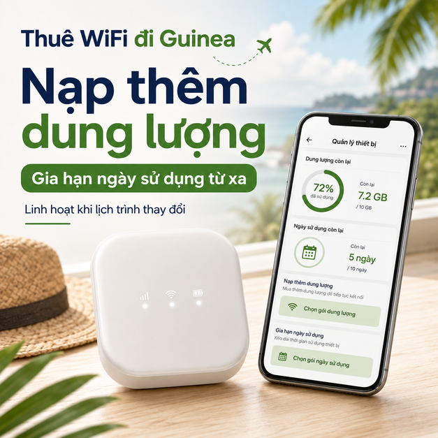 THUÊ WIFI ĐI GUINEA