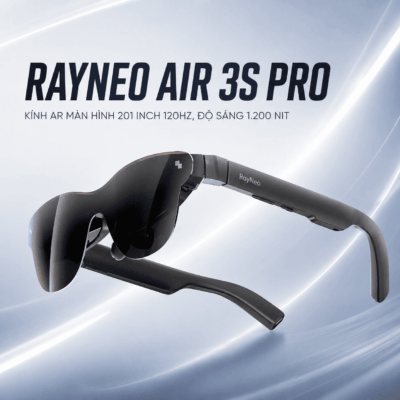 Kính AR RayNeo Air 3s Pro – Màn hình 201 inch 120Hz, độ sáng 1.200 nit