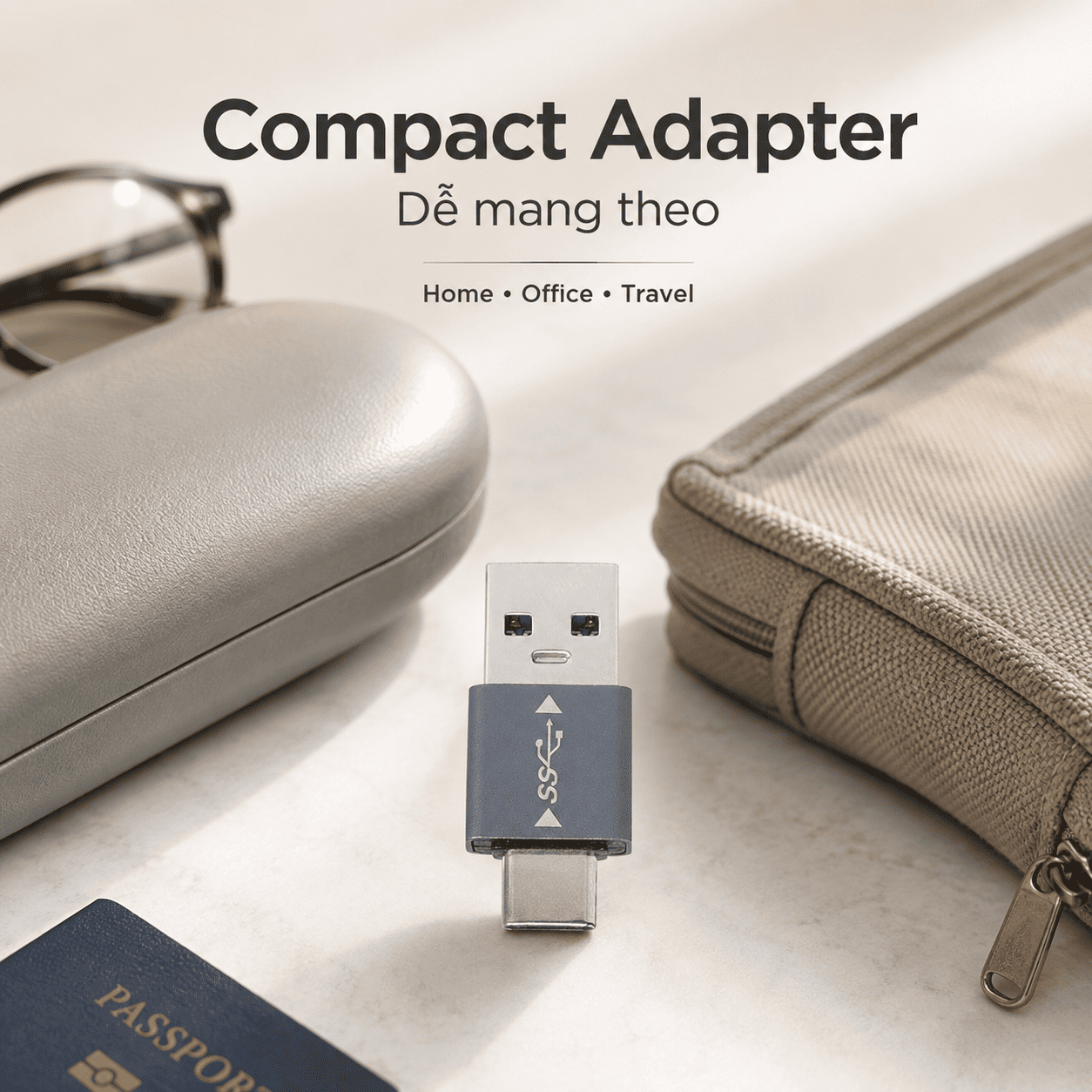 Bộ chuyển USB-C sang USB-A Lucyd