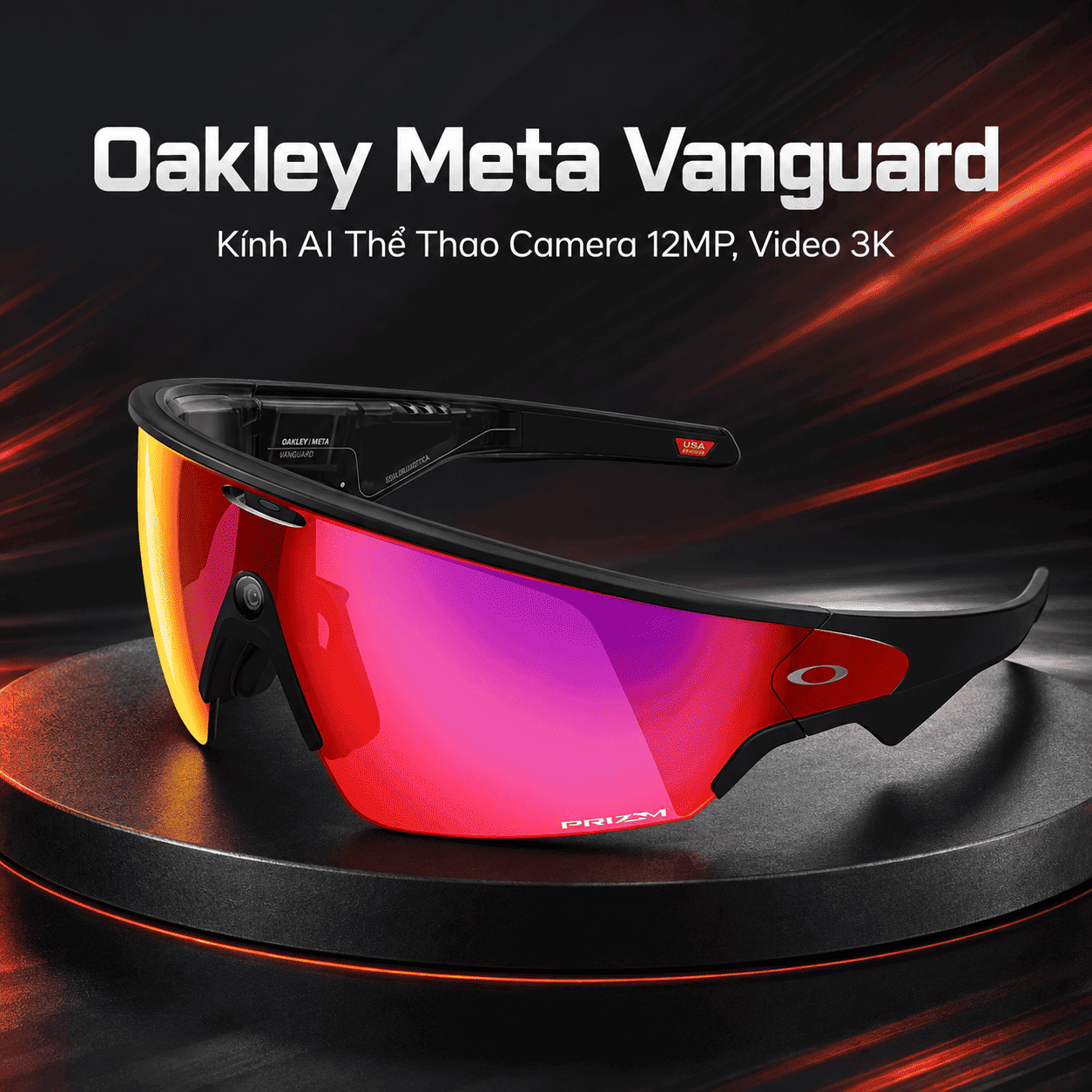 Oakley Meta Vanguard – Kính AI Thể Thao Camera 12MP, Video 3K Oakley Meta Vanguard – Kính AI Thể Thao Camera 12MP, Video 3K