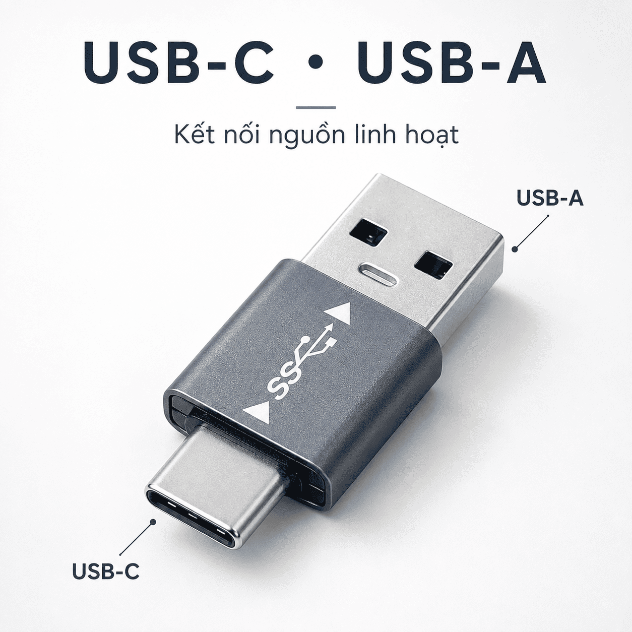 Bộ chuyển USB-C sang USB-A Lucyd