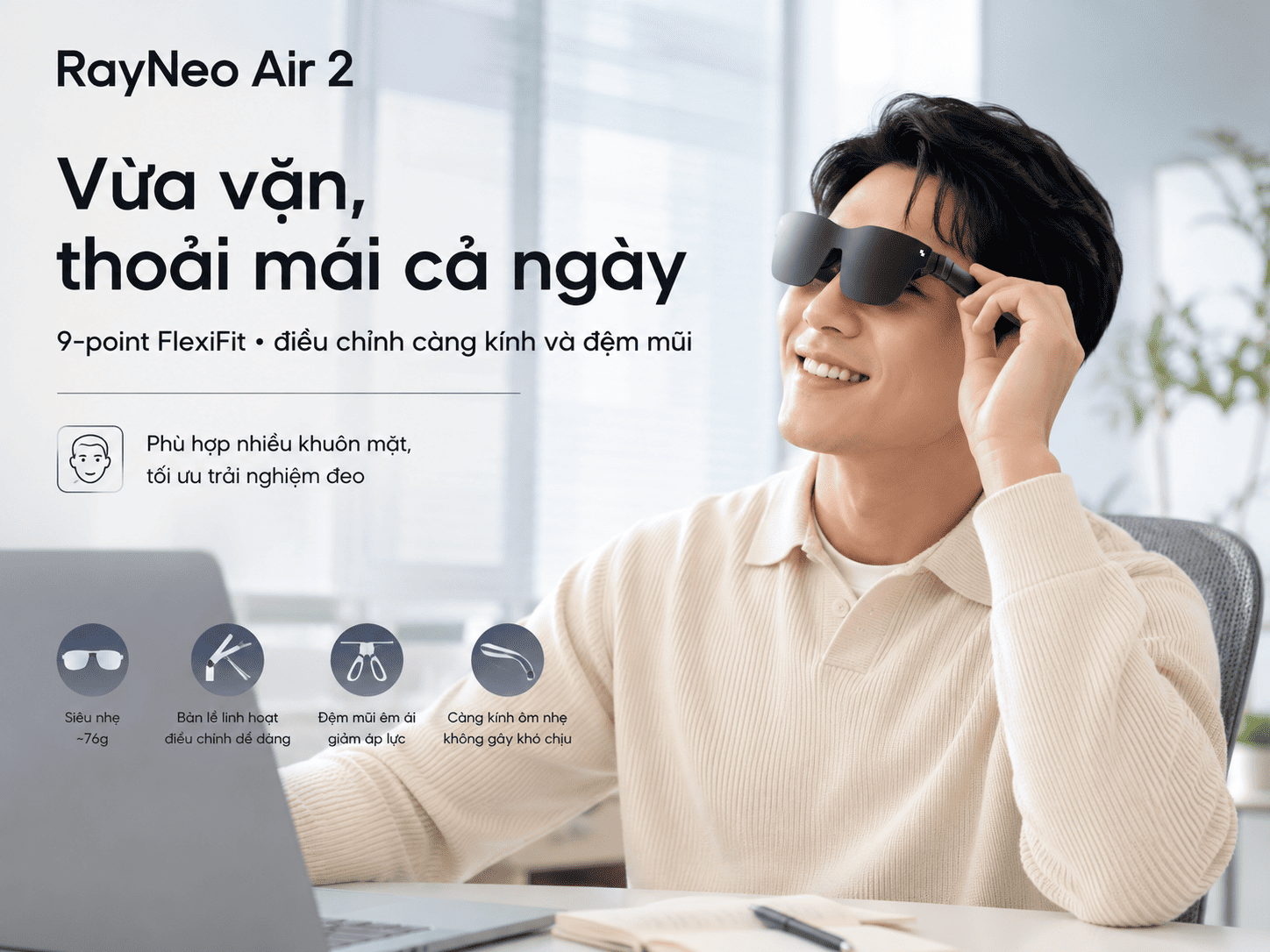 Kính AR RayNeo Air 2