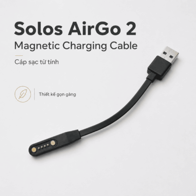 Cáp sạc từ tính Solos AirGo 2 – Phụ kiện sạc tiện lợi cho kính thông minh