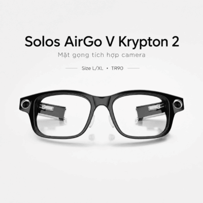 Mặt gọng kính Solos AirGo V Krypton 2 – Camera tích hợp cho gọng L/XL