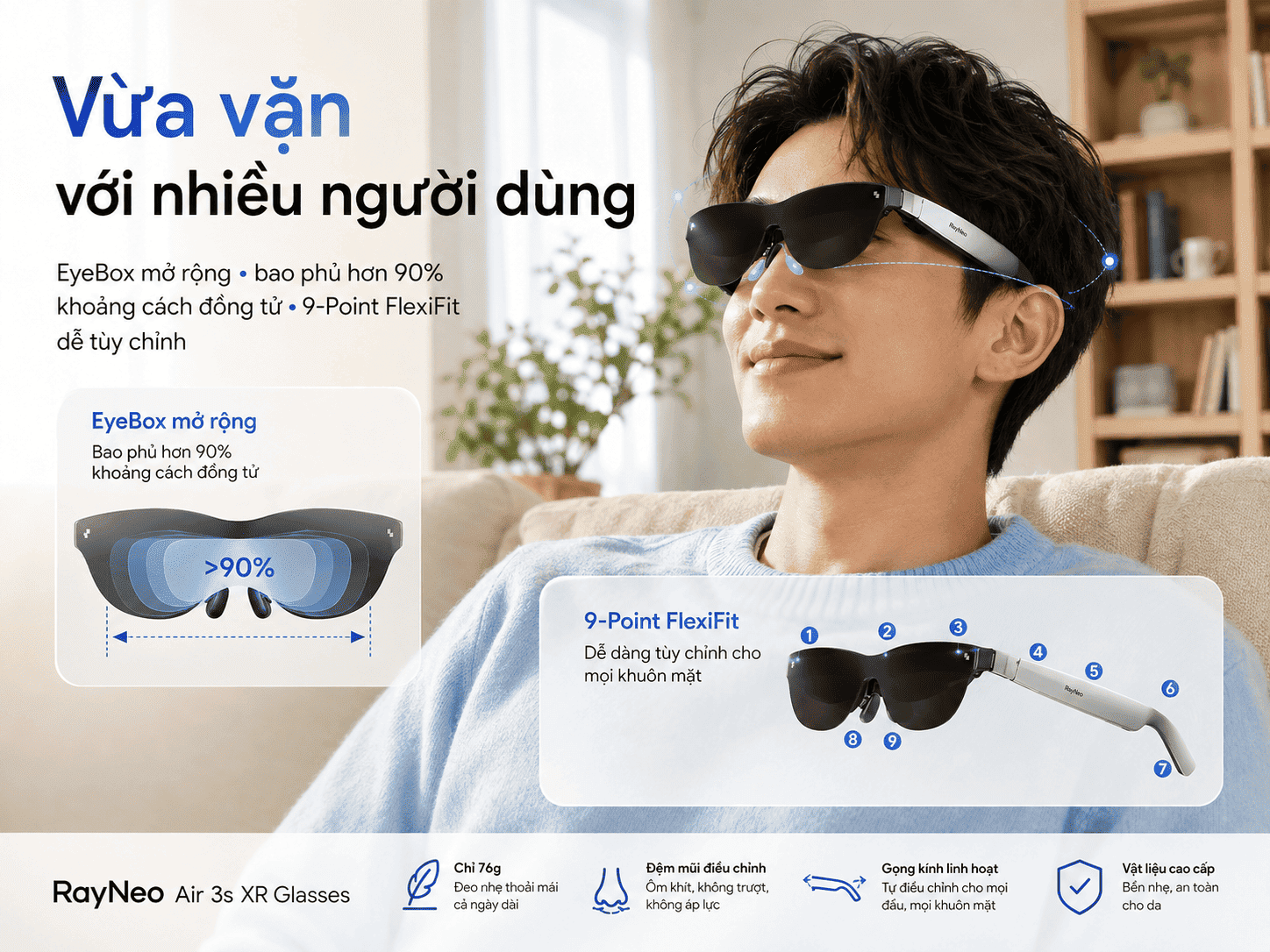 Kính AR RayNeo Air 3s