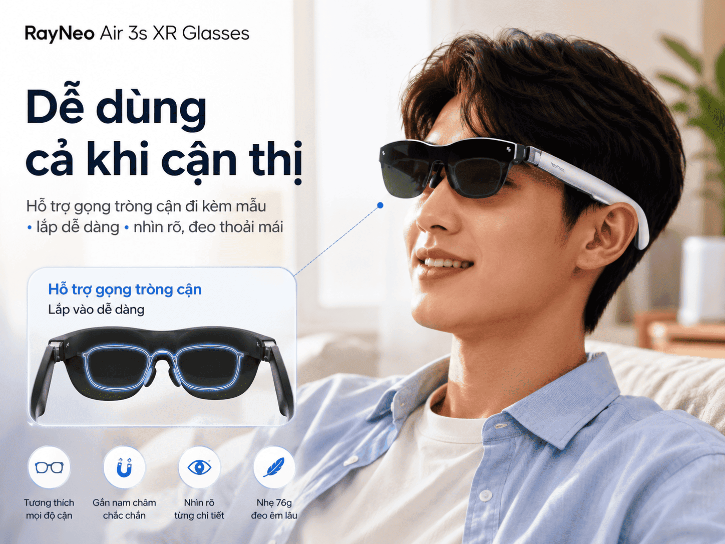 Kính AR RayNeo Air 3s