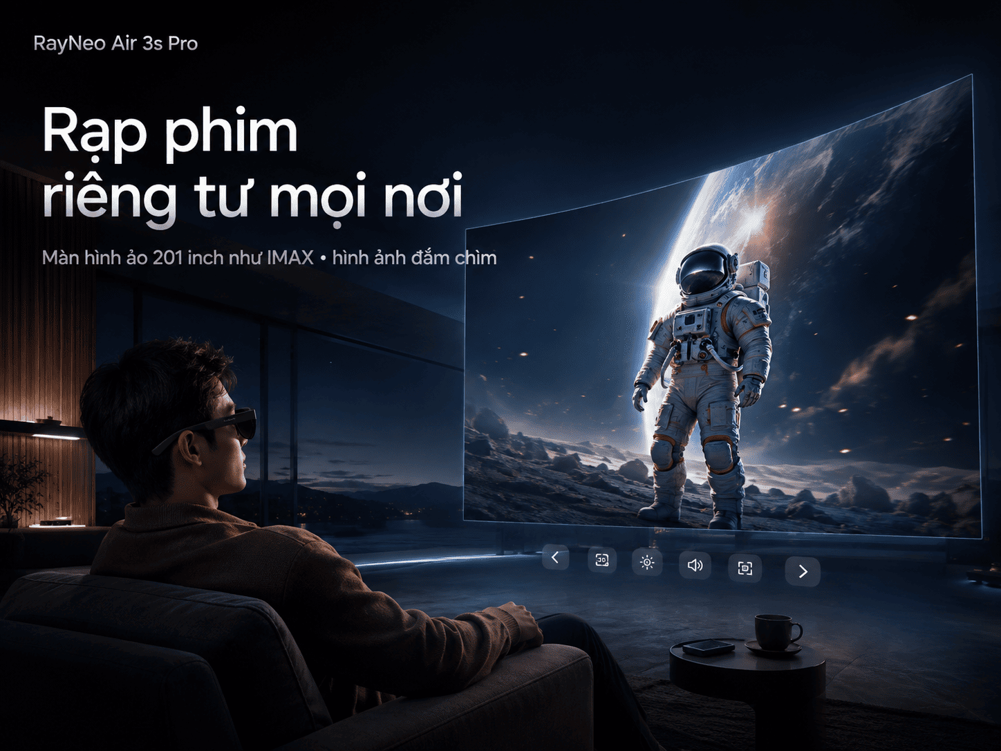 Kính AR RayNeo Air 3s Pro