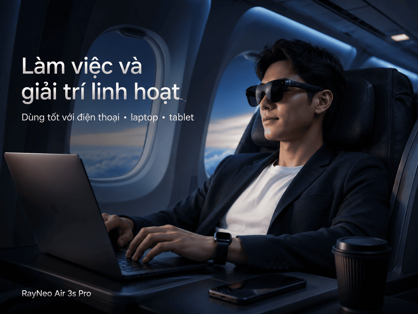 Kính AR RayNeo Air 3s Pro