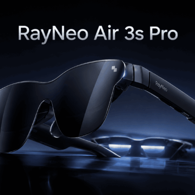 Kính AR RayNeo Air 3s Pro - 1200 nits, 120Hz, màn hình 201 inch